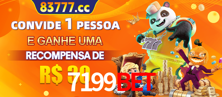 Banner institucional da 7199BET sobre parceria de marcas e criação de uma marca de excelência, apresentando os mascotes de jogos populares como o Fortune Tiger.